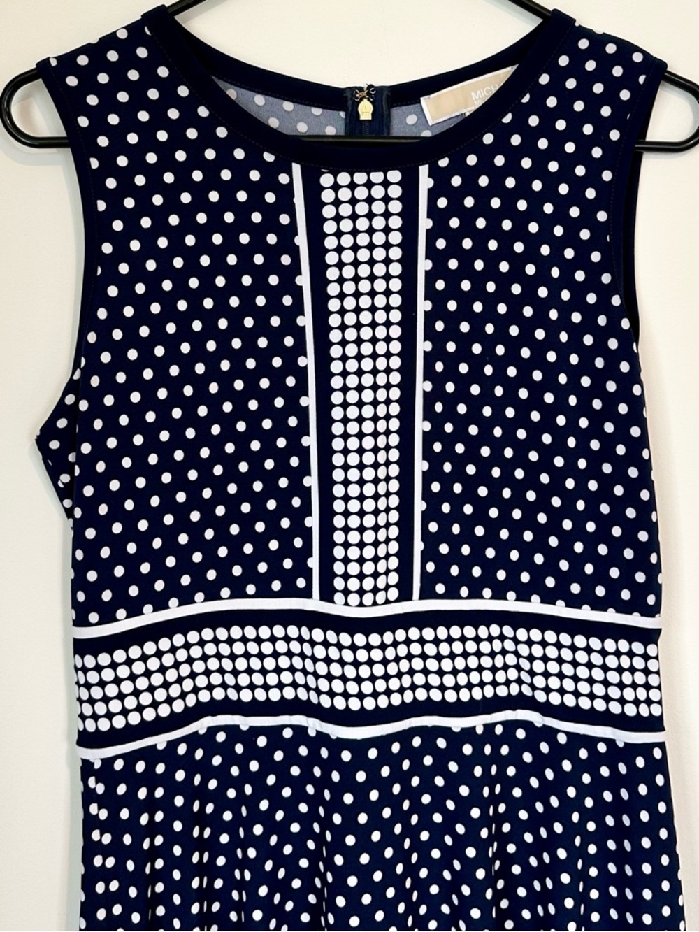 Michael Kors Polka Dot Midi Dress - Size: Medium - Picture 3 of 9